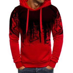 Ma&Baby Men Long Sleeve Warm Hoodie Pullover Winter Casual Sweatshirt Jumper Top